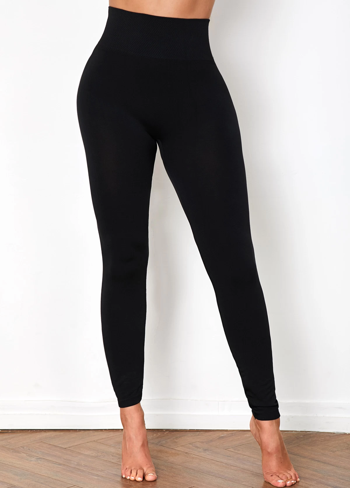 Black High Waist Super Elastic Legging - Image 4