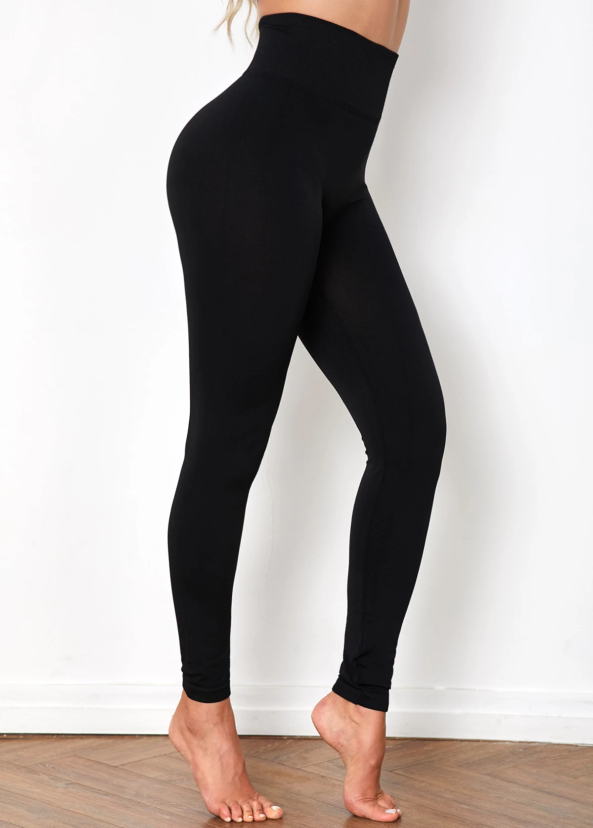 Black High Waist Super Elastic Legging