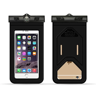 Multiway Contrast Sealed Transparent Phone Case