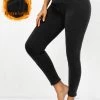 Dark Grey Marl High Waisted Ankle Length Leggings