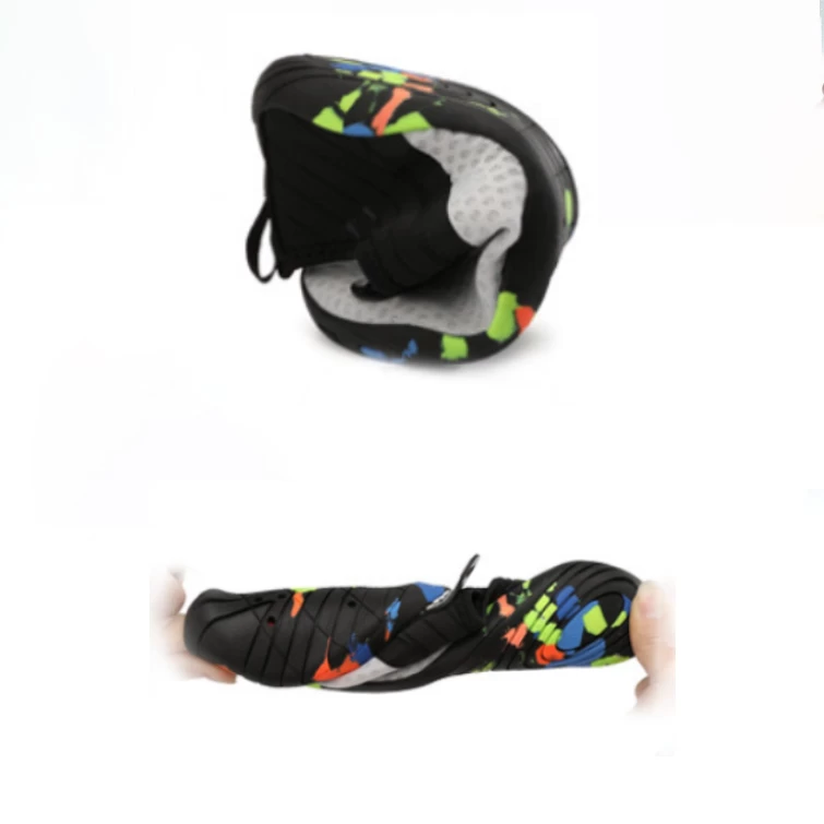 Neon Rose Red Contrast Anti Slippery Water Shoes - Image 3