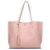 Light Pink Magnetic Tassel Shoulder Bag