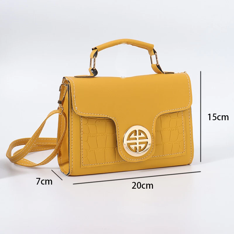 PU Detail Ginger Magnetic Crossbody Bag - Image 2