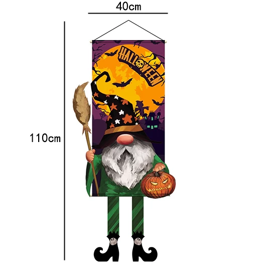 Dark Coffee Halloween Print Letter Pendant - Image 3