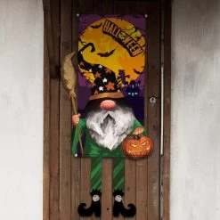 Dark Coffee Halloween Print Letter Pendant