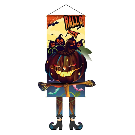 Dark Coffee Letter Halloween Print Pendant - Image 2