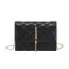 Black Magnetic Chains PU Crossbody Bag