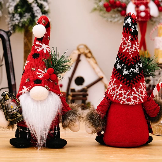 Red Christmas Santa Claus Doll Decoration